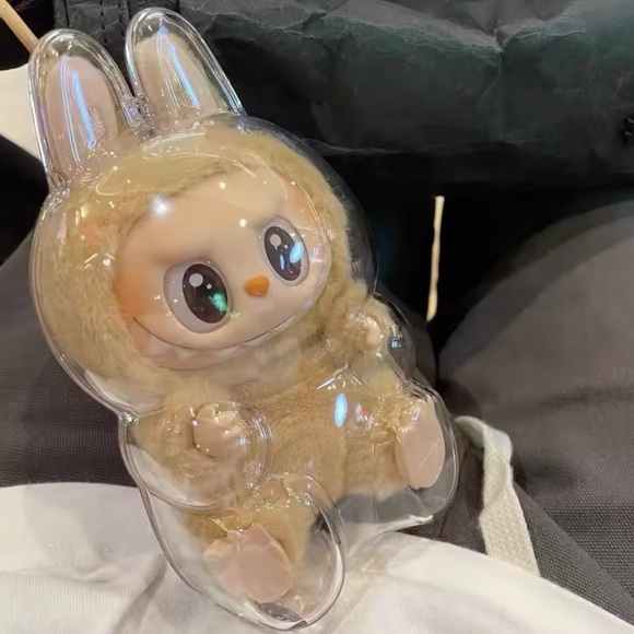 Pop Mart The Monsters Have A Seat Labubu Protective Cover Case Keychain - Picture 5 of 15